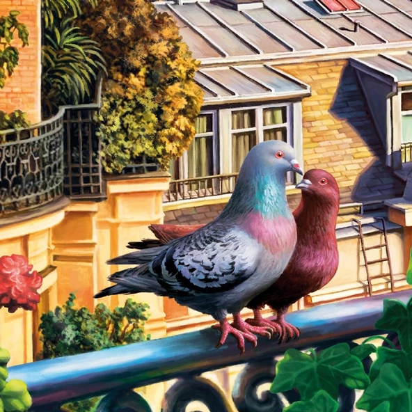 Ks Games 1000 Parça Paris'te Kahvaltı Puzzle - Resim 3