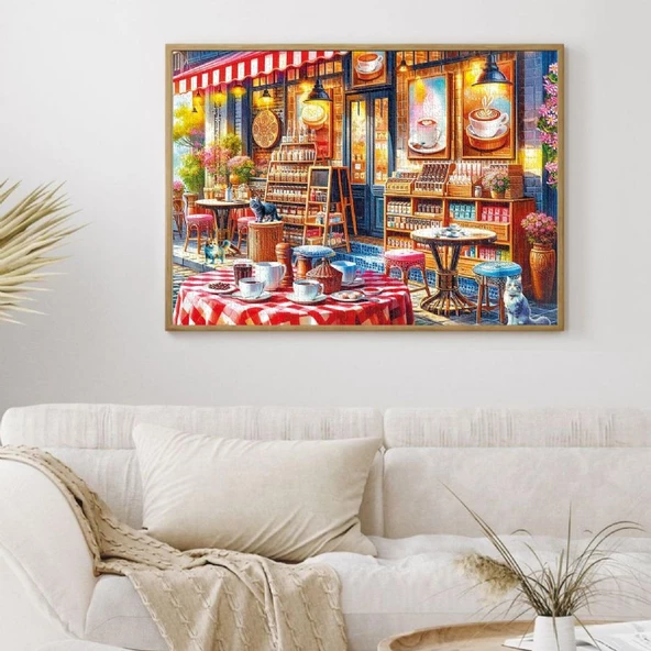 Ks Games 1000 Parça Kahve Dükkanı Puzzle - Serhat Filiz - 3