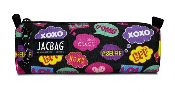 Jacbag Selfie Kız Çocuk Tek Bölmeli Üçgen Okul ve Ofis Kalem Kutusu