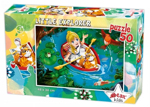 Star Puzzle 50 Parça Küçük Kaşif Çocuk Puzzle ürün görseli
