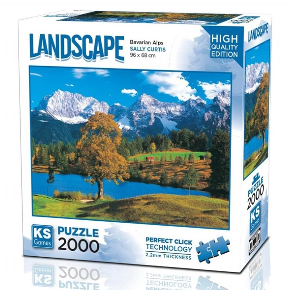Ks Games 2000 Parça Bavyera Alpleri Puzzle - Sally Curtis ürün görseli
