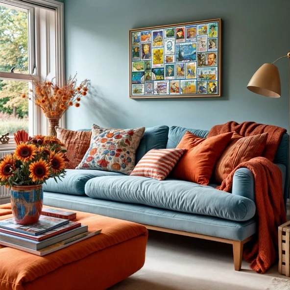 Ks Games 1000 Parça Vincent Van Gogh Posta Pulları Puzzle - Ebru Yıldırım - Resim 3