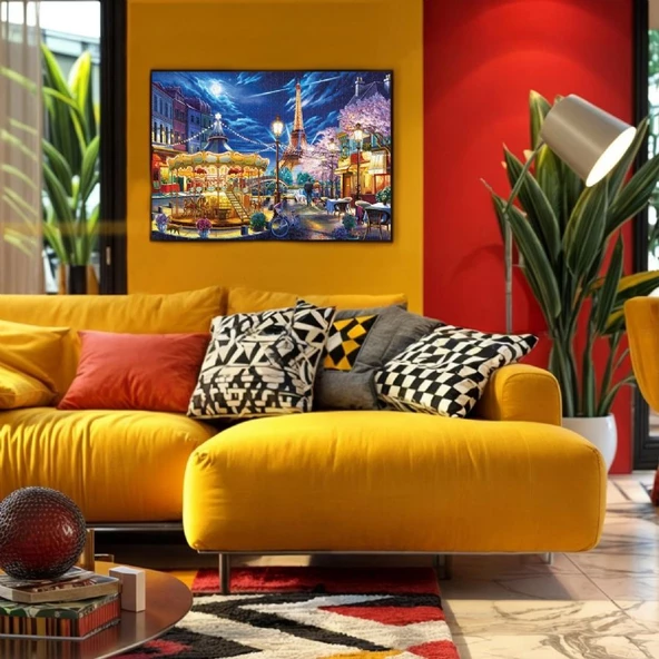 Ks Games 1000 Parça Paris'in Gece Işıkları Puzzle - Resim 5