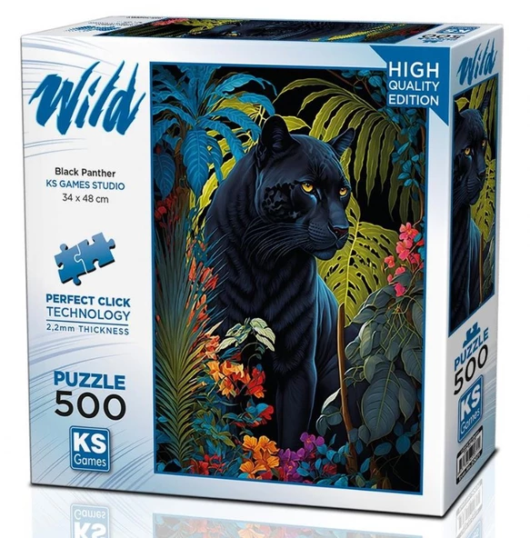 Ks Games 500 Parça Kara Panter Puzzle -