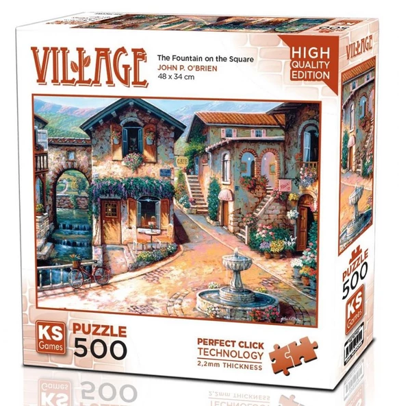 Ks Games 500 Parça The Fountain On The Square Puzzle