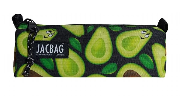 Jacbag Avokado Kız Çocuk Tek Bölmeli Üçgen Okul ve Ofis Kalem Kutusu