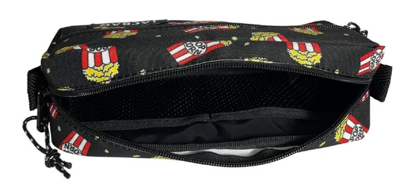 Jacbag Çift Fermuarlı Popcorn Kız ve Erkek Çocuk Kalem Kutusu - Resim 3