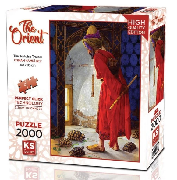 Ks Games 2000 Parça Kaplumbağa Terbiyecisi Puzzle - Osman Hamdi Bey