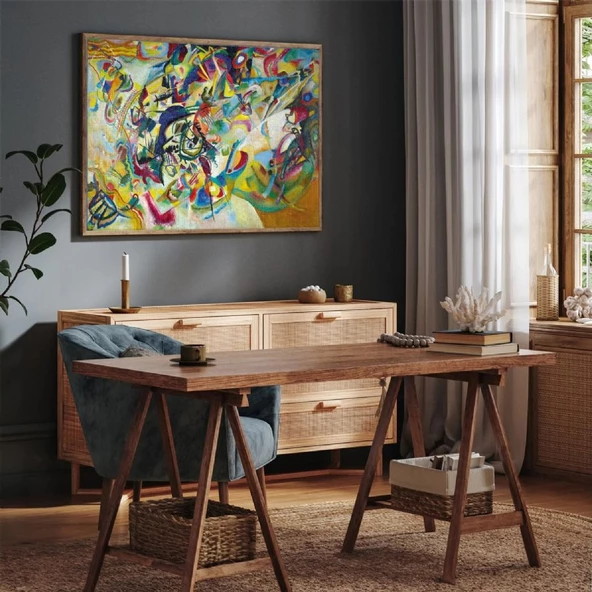 Ks Games 1000 Parça Composition VII Puzzle - Wassily Kandinsky - Resim 3