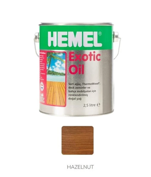 Hemel Exotic Oil 2,5lt  Hazelnut ürün görseli