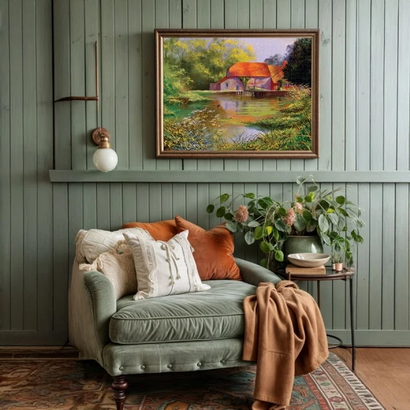 Ks Games 1000 Parça Hampshire Millpool Puzzle - Rob Johnson - Resim 2