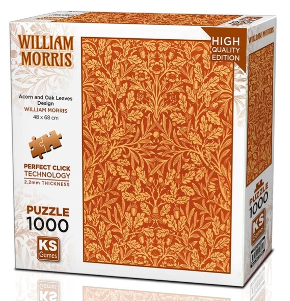 Ks Games 1000 Parça Meşe Palamudu Puzzle - William Morris
