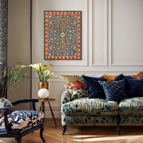 Ks Games 1000 Parça Holland Park Carpet Puzzle - William Morris - Resim 3