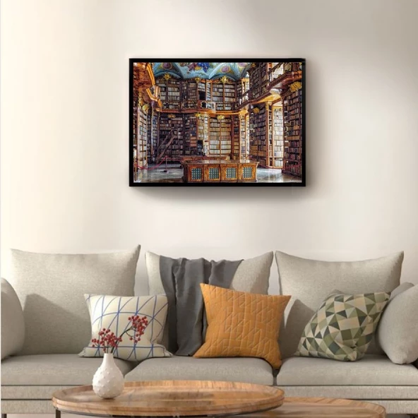 Ks Games 1000 Parça St. Florian Manastır Kütüphanesi Puzzle - Resim 3