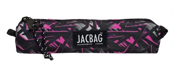 Jacbag Prizma Jac Tek Bölmeli Pembe Geometrik Kız Çocuk Kalemlik - Resim 2