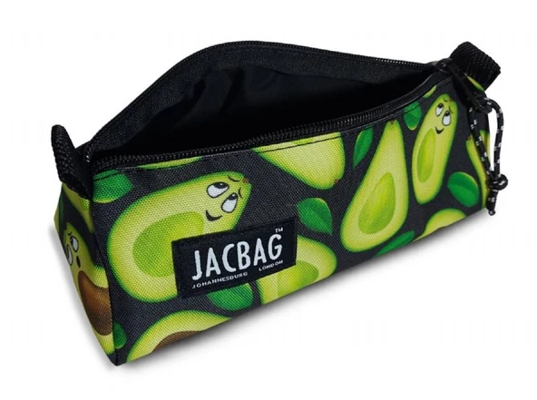 Jacbag Avokado Kız Çocuk Tek Bölmeli Üçgen Okul ve Ofis Kalem Kutusu - 2