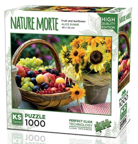 Ks Games 1000 Parça Meyveler ve Ayçiçeği Natürmort Puzzle - Alice Dunne ürün görseli
