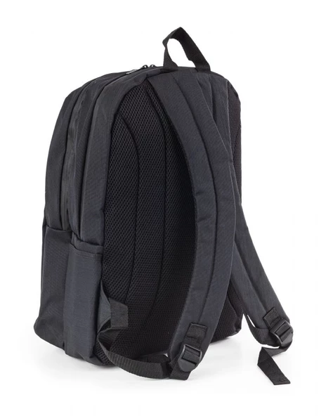 Pippa Belek Siyah Üç Bölmeli Günlük ve Seyahat Erkek Sırt Çantası - Resim 3