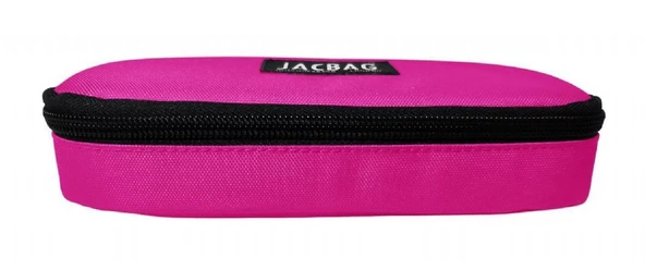 Jacbag Oval Medium Koyu Pembe Kız Çocuk Kalem Çantası - Resim 3