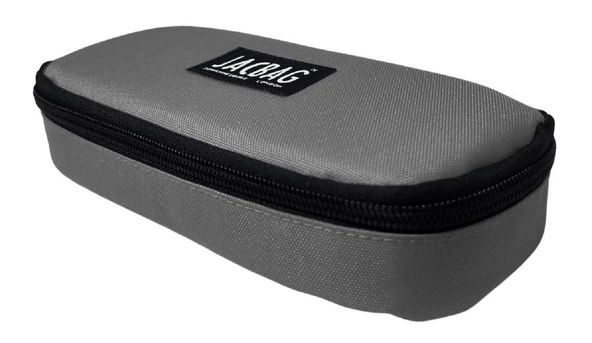 Jacbag Oval Medium Gri Erkek Çocuk Kalem Çantası ürün görseli