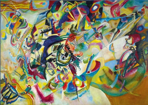 Ks Games 1000 Parça Composition VII Puzzle - Wassily Kandinsky - Resim 2