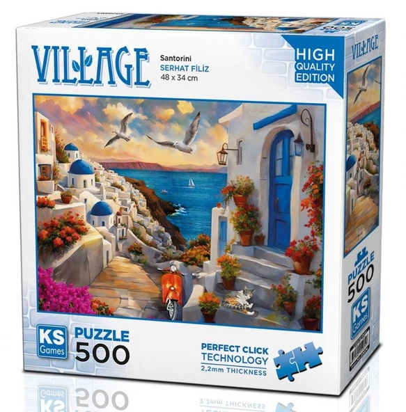 Ks Games 500 Parça Santorini Puzzle - Serhat Filiz