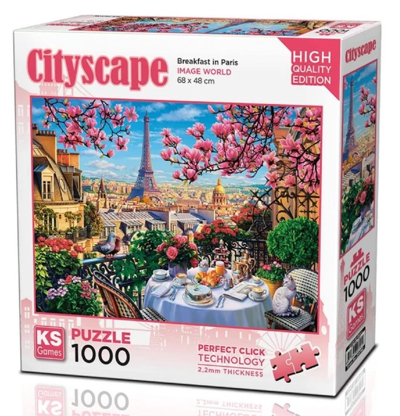 Ks Games 1000 Parça Paris'te Kahvaltı Puzzle