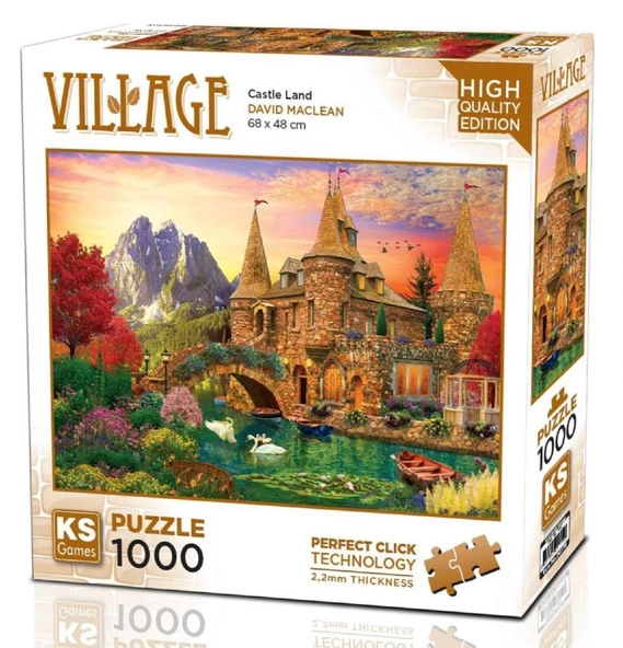 Ks Games 1000 Parça Kale Ülkesi Puzzle - David Maclean ürün görseli