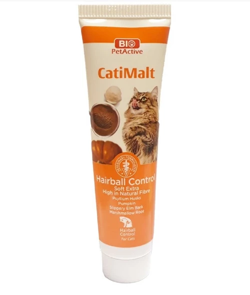 Bio Pet Active Cati Malt (Kediler için Kıl Topu Önleyici) 100 ml