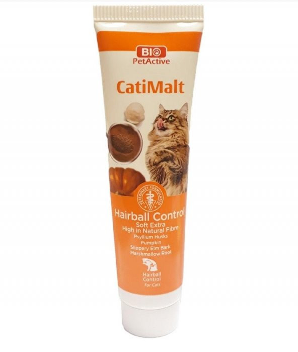 Bio Pet Active Cati Malt (Kediler için Kıl Topu Önleyici) 100 ml