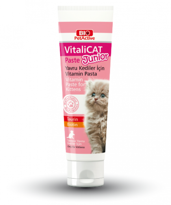 Bio Pet Active Vitalicat Paste Junior Kedi Multivitamin Macunu 100 ml