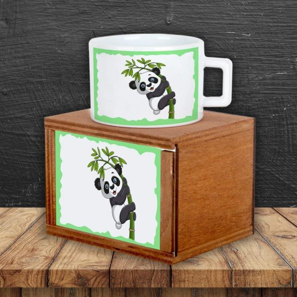 Panda Masa Lambası Panda Kutulu Kupa Hediye Seti - 3