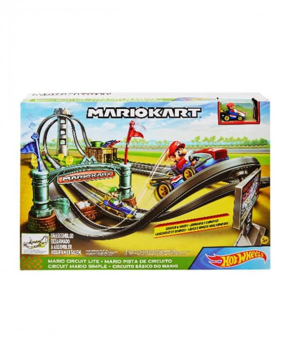 +5 Yaş Mario Kart Çılgın Dönüş Yarış Seti GNM23 (Hot Wheels)