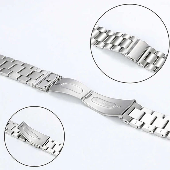 Samsung ​​Gear S3 22mm - Kordon Metal Kordon KRD-04 - 4