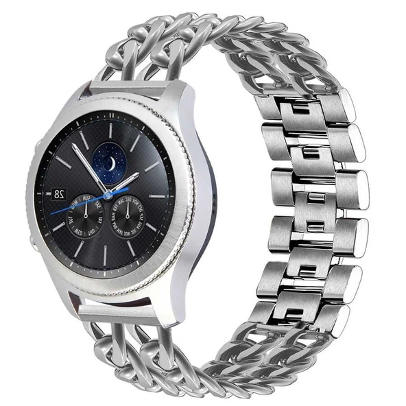 Samsung Gear S3 22mm - Kordon Metal Kordon KRD-17