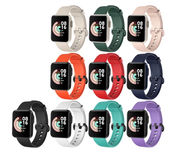 Xiaomi Redmi Watch Mi Watch Lite - Kordon Klasik Silikon Kordon - 3