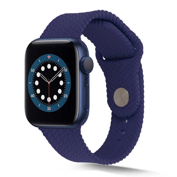 Apple Watch 44mm - Kordon Silikon Kordon KRD-37