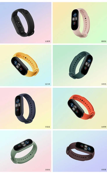 Xiaomi Mi Band 6 - Kordon Klasik Silikon Kordon - 5