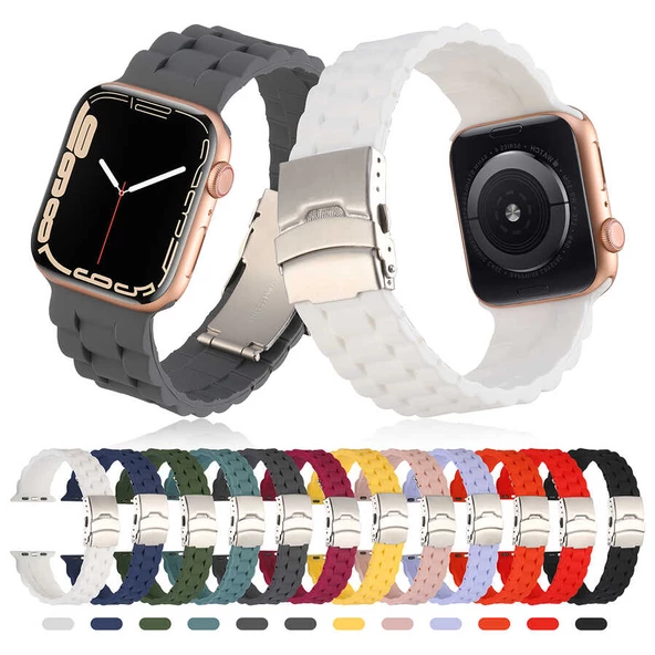 Apple Watch 40mm - Kordon Silikon Kordon KRD-72 - 2