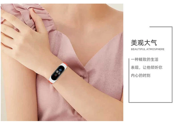 Xiaomi Mi Band 3 - Kordon Örgü Kordon KRD-49 - 7