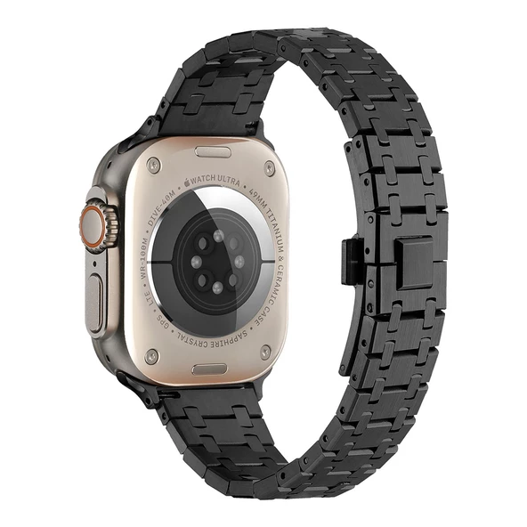 Apple Watch 7 45mm - Kordon Metal Kordon KRD-83 - 2