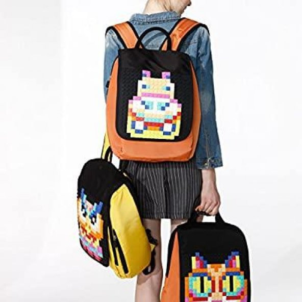 Pixelbags Pikselleri Turuncu P001-E - 2