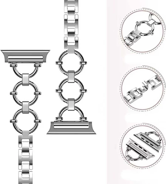 Apple Watch Ultra 49mm - Kordon Metal Strap Kayış KRD-56 - 2