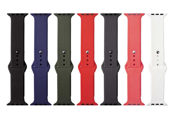 Apple Watch Ultra 49mm - Kordon Silikon Strap Kayış KRD-37 - 2