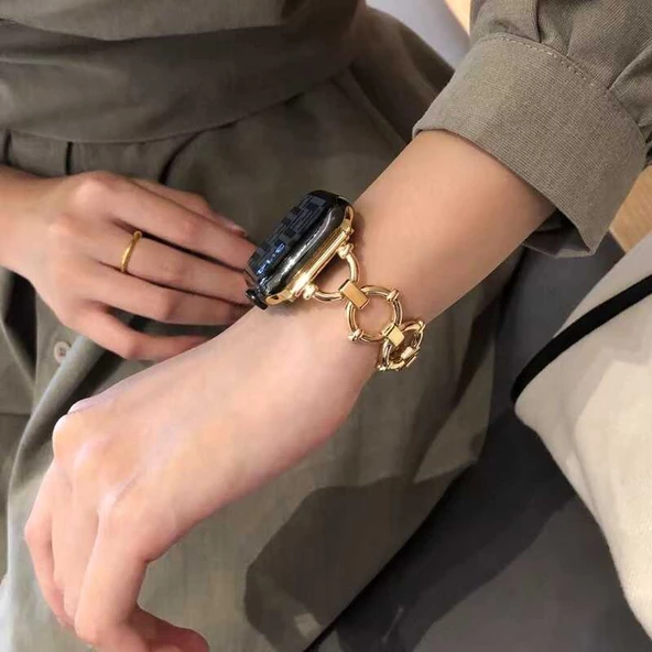 Apple Watch Ultra 49mm - Kordon Metal Strap Kayış KRD-56 - 7
