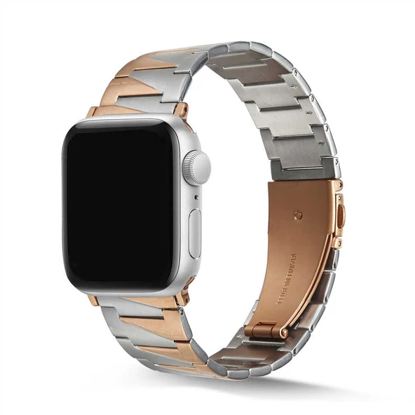 Apple Watch 7 41mm - Kordon Metal Kordon KRD-48
