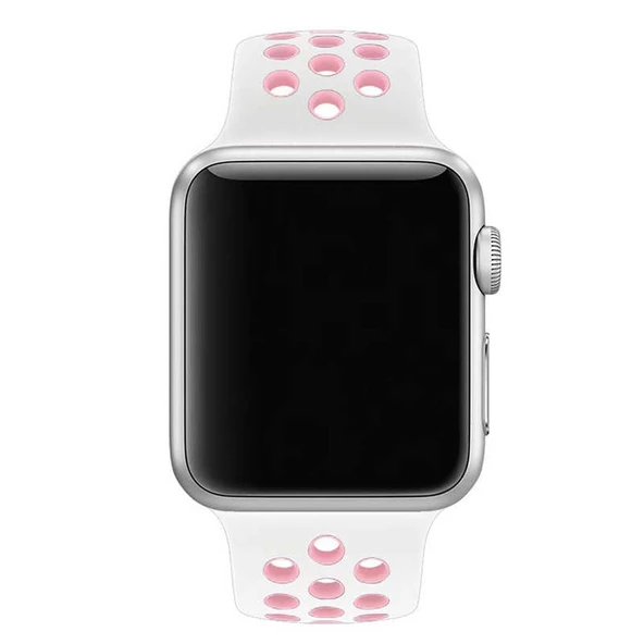 Apple Watch Ultra 49mm - Kordon Silikon Strap Kayış KRD-02 - 8