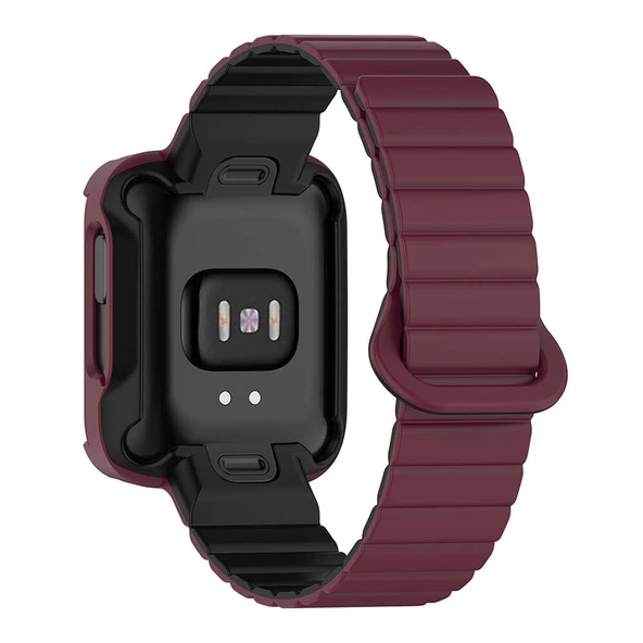 Xiaomi Redmi Watch 1 - Kordon Silikon Kordon Strap Kayış KRD-105 - 7