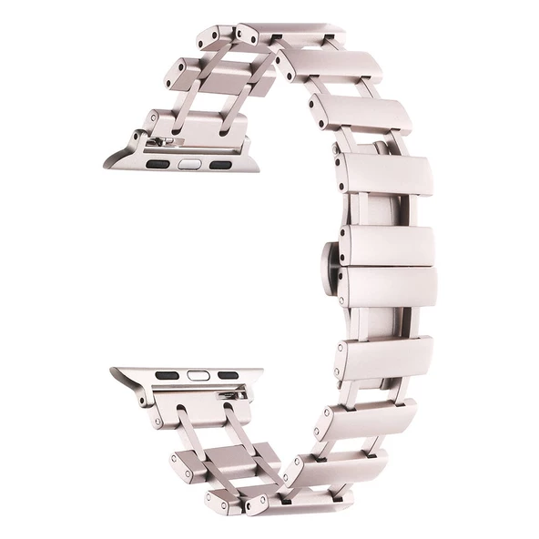 Apple Watch 7 41mm - Kordon Metal Kordon KRD-96 - 4