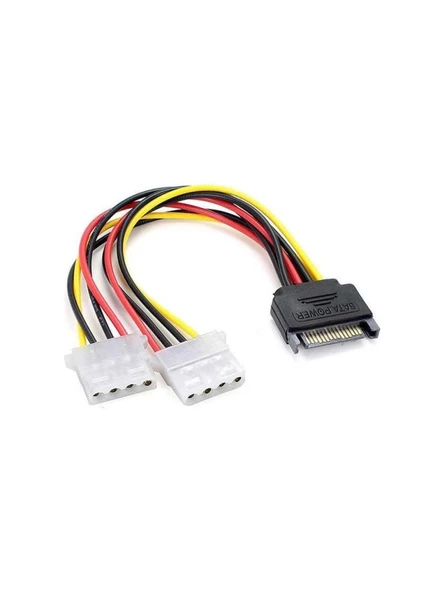 PrimeX PX-4829 Dişi Sata Power Molex 4 pin Güç Kablosu, Dişi Sata Molex Çevirici, Dişi Sata Power Çevirici kablo